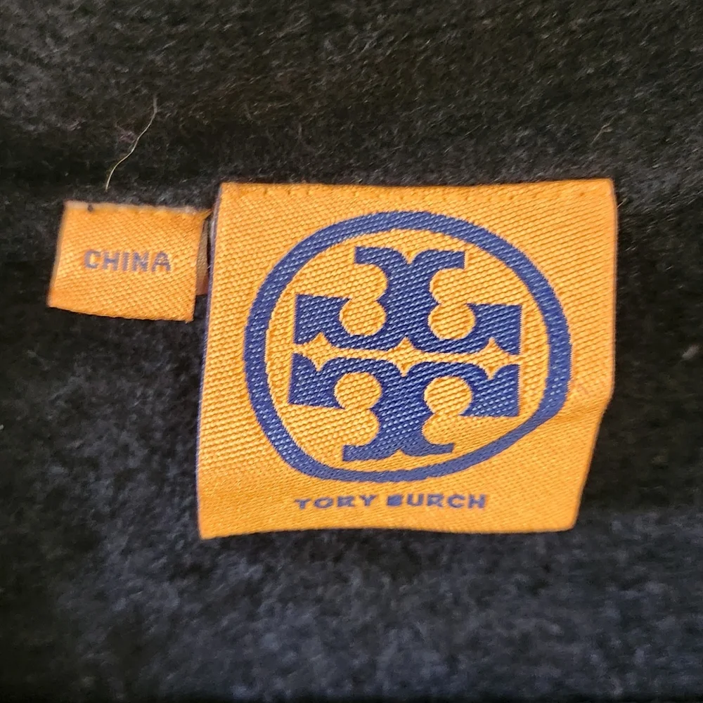 Tory Burch black sweater cardigan (no size/fabric tags) maybe XS/S